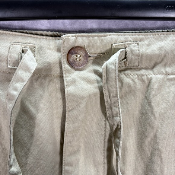 Lacoste‎ Pants Mens 36x30 Khaki Loose Fit Drawstring Crocodile Preppy - Picture 3 of 8